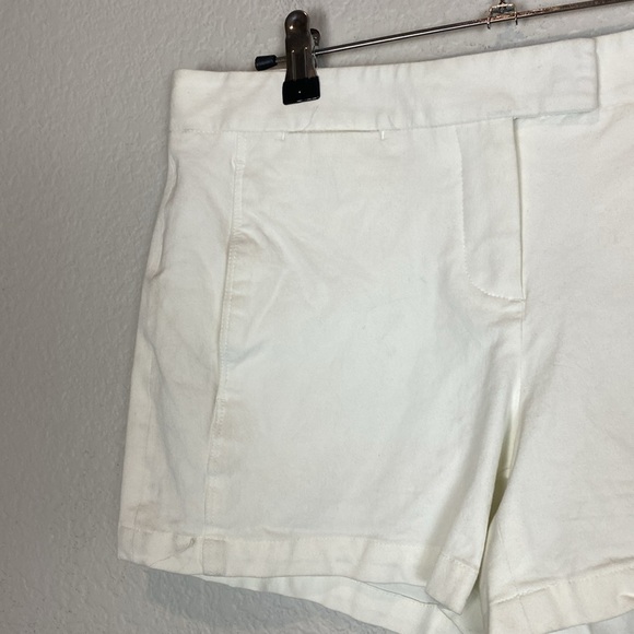 Theory low rise white trouser shorts - Picture 3 of 6